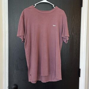 Men’s Purple Obey T Shirt, Large